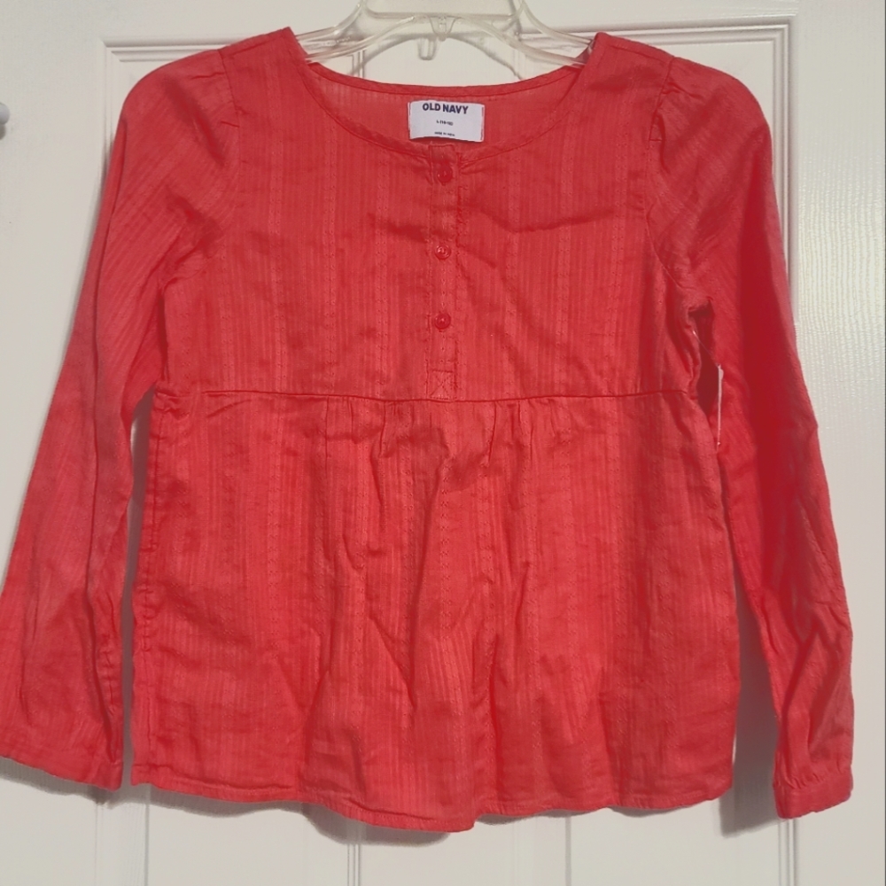 Coral kids 10-12 Old Navy top